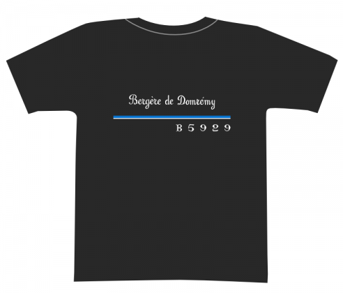 Dos du t-shirt Bergère de Domrémy
